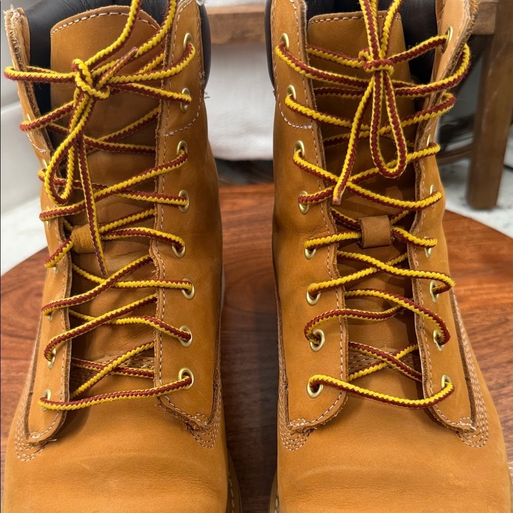Timberland Womens Kenniston Wheat Tan Nubuck Leather Lace Up Boots - Picture 2 of 9